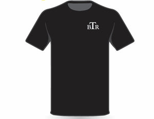 Short-sleeve Black Shirt Women Size L Large