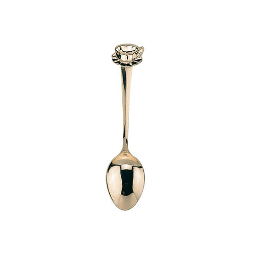 Demi-Spoon Gold-Plated cup and saucer design